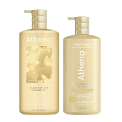Shower Oil & Lotion Duo - Playful Signature Sunset Assortment